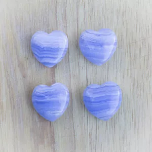 Blue Lace Agate Heart (2)