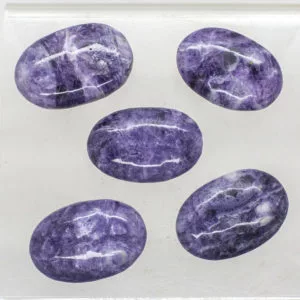 Purple Fluorite Hand Stone (2)