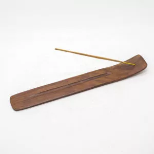 plain wood incense holder