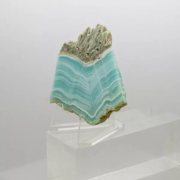 Caribbean Blue Calcite Slice