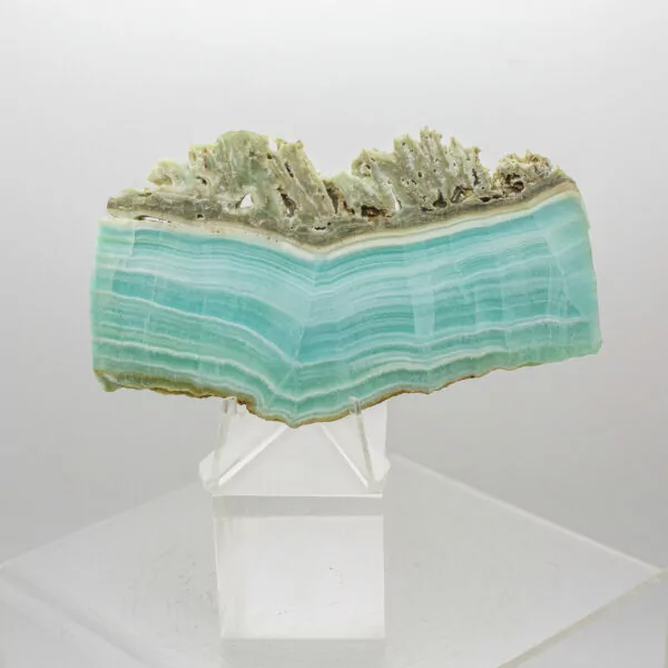 Caribbean Blue Calcite Slice