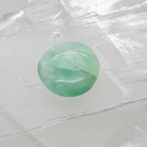 fluorite green tumbled stone