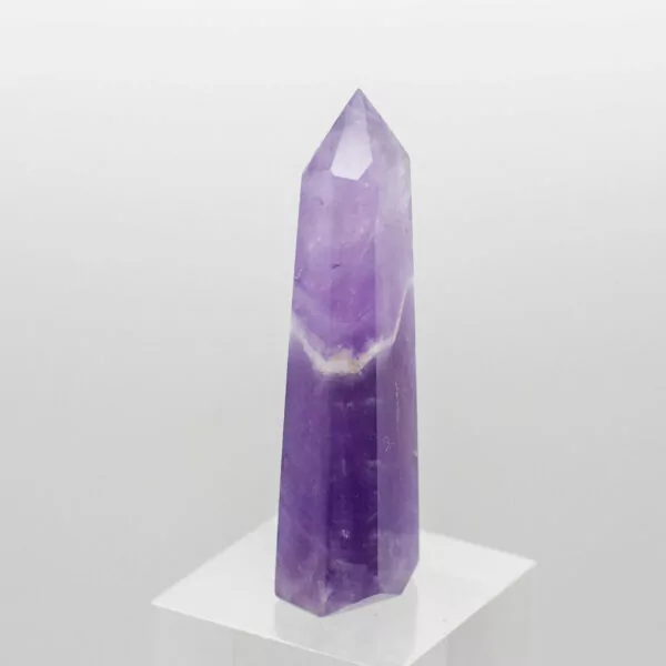 chevron amethyst polished point