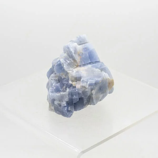 blue calcite natural chunk