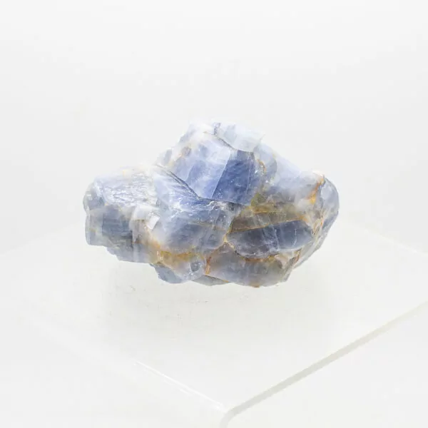 blue calcite natural chunk