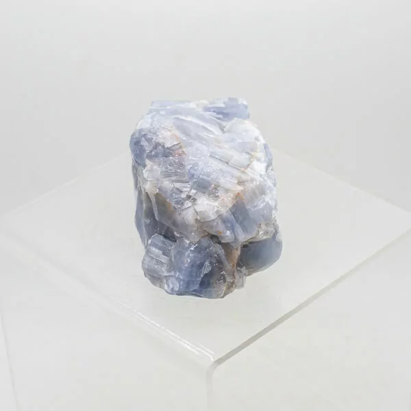 blue calcite natural chunk