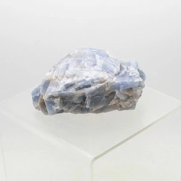 blue calcite natural chunk