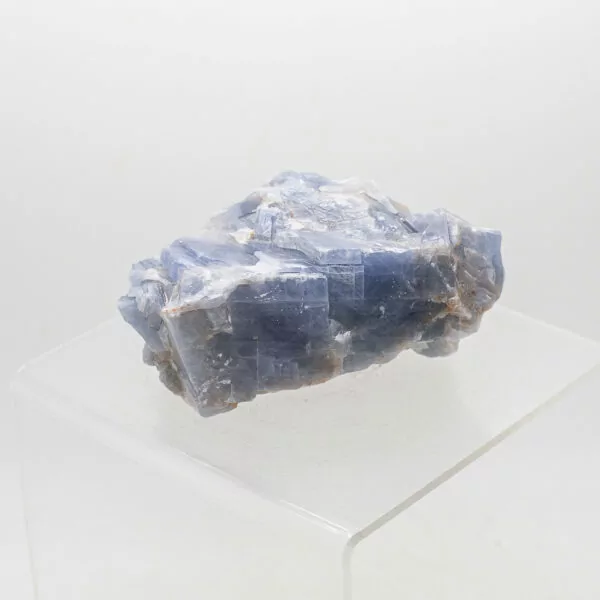 blue calcite natural chunk