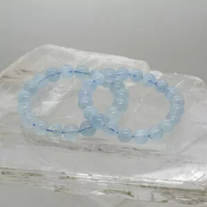 aquamarine bead bracelet