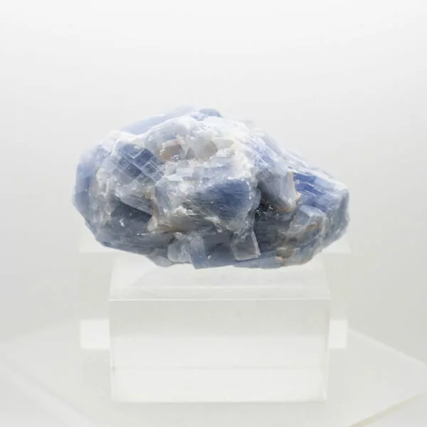 blue calcite natural chunk