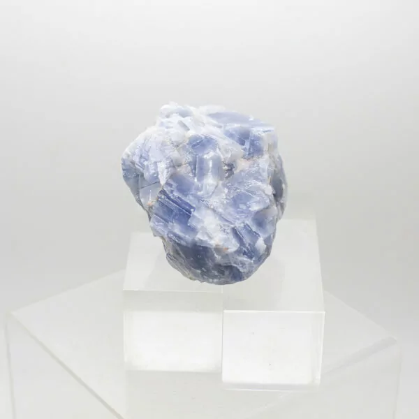 blue calcite natural chunk