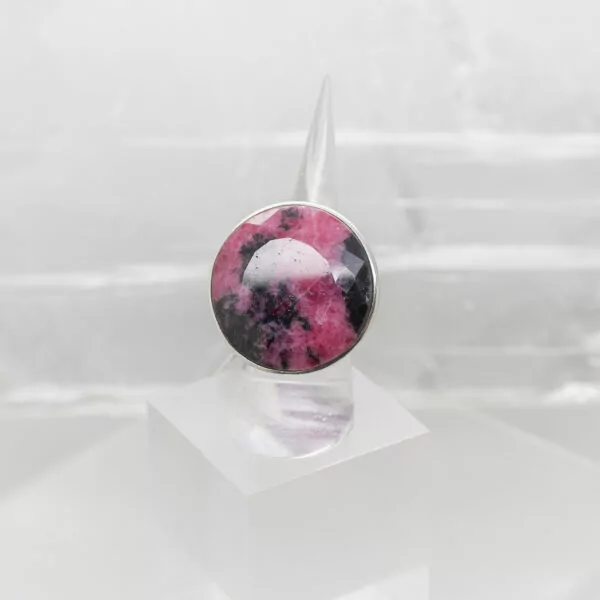 rhodonite ring