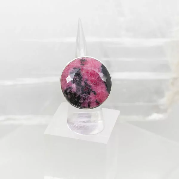 rhodonite ring