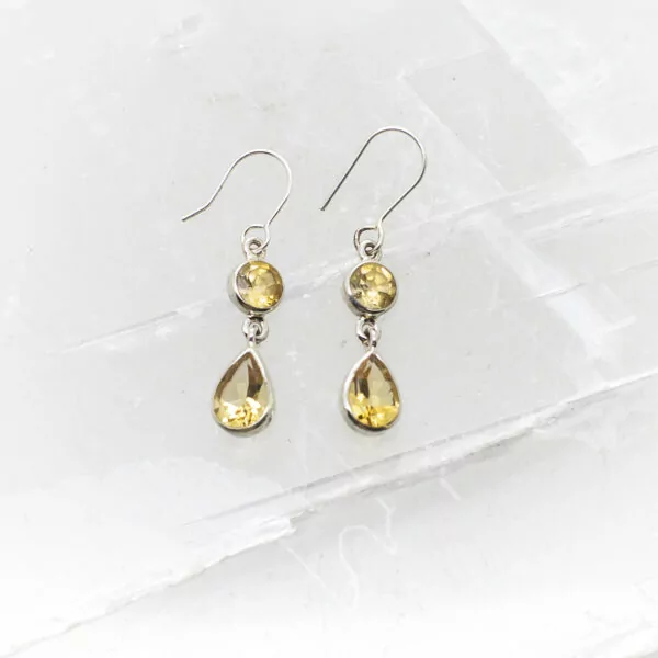 citrine earrings