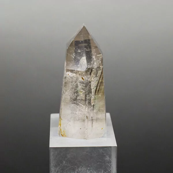 pale smokey quartz point