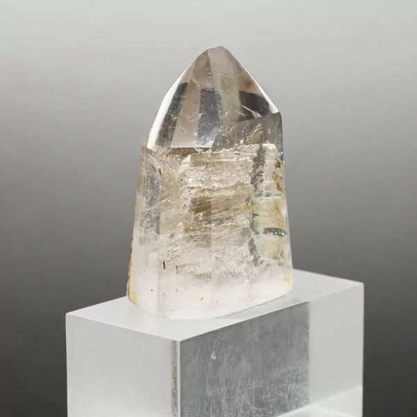 pale smokey quartz point