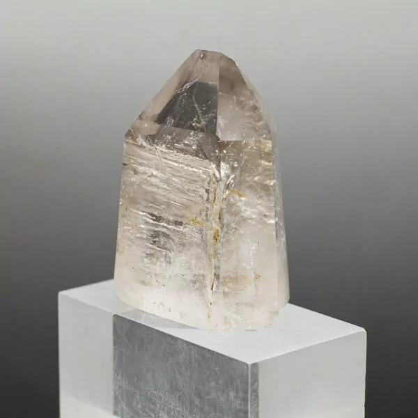 pale smokey quartz point