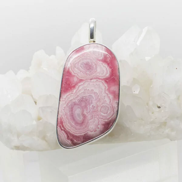 rhodochrosite pendant