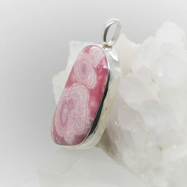 rhodochrosite pendant