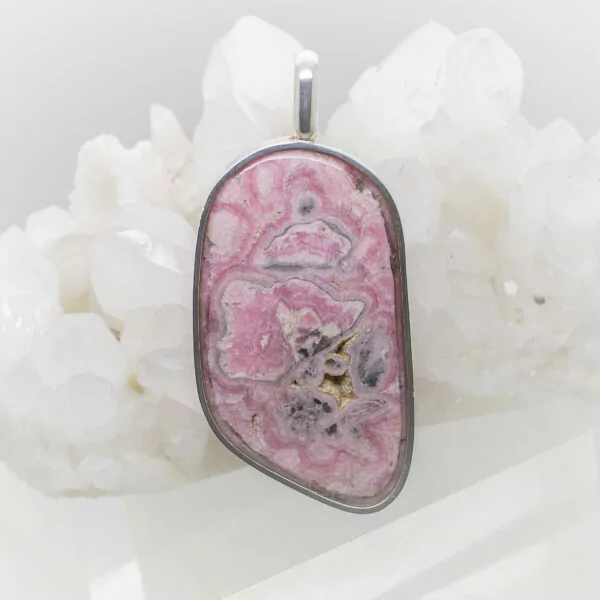 rhodochrosite pendant