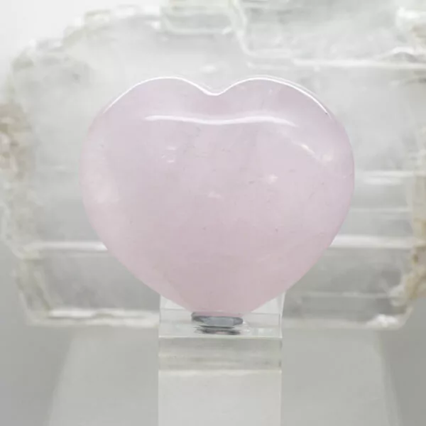 rose quartz heart