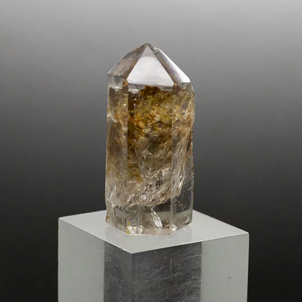 pale smokey quartz point