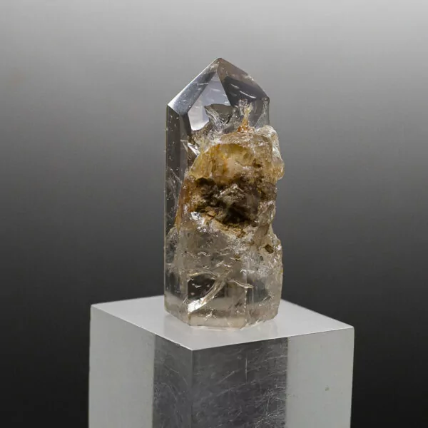 pale smokey quartz point