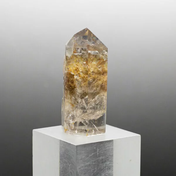 pale smokey quartz point