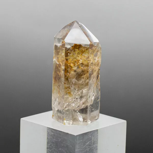 pale smokey quartz point