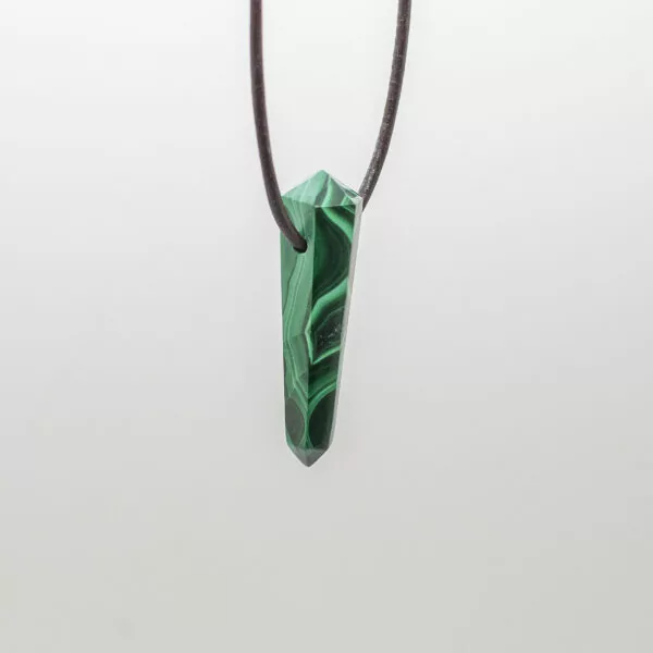 malmalachite double terminated pendant