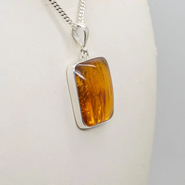 amber pendant