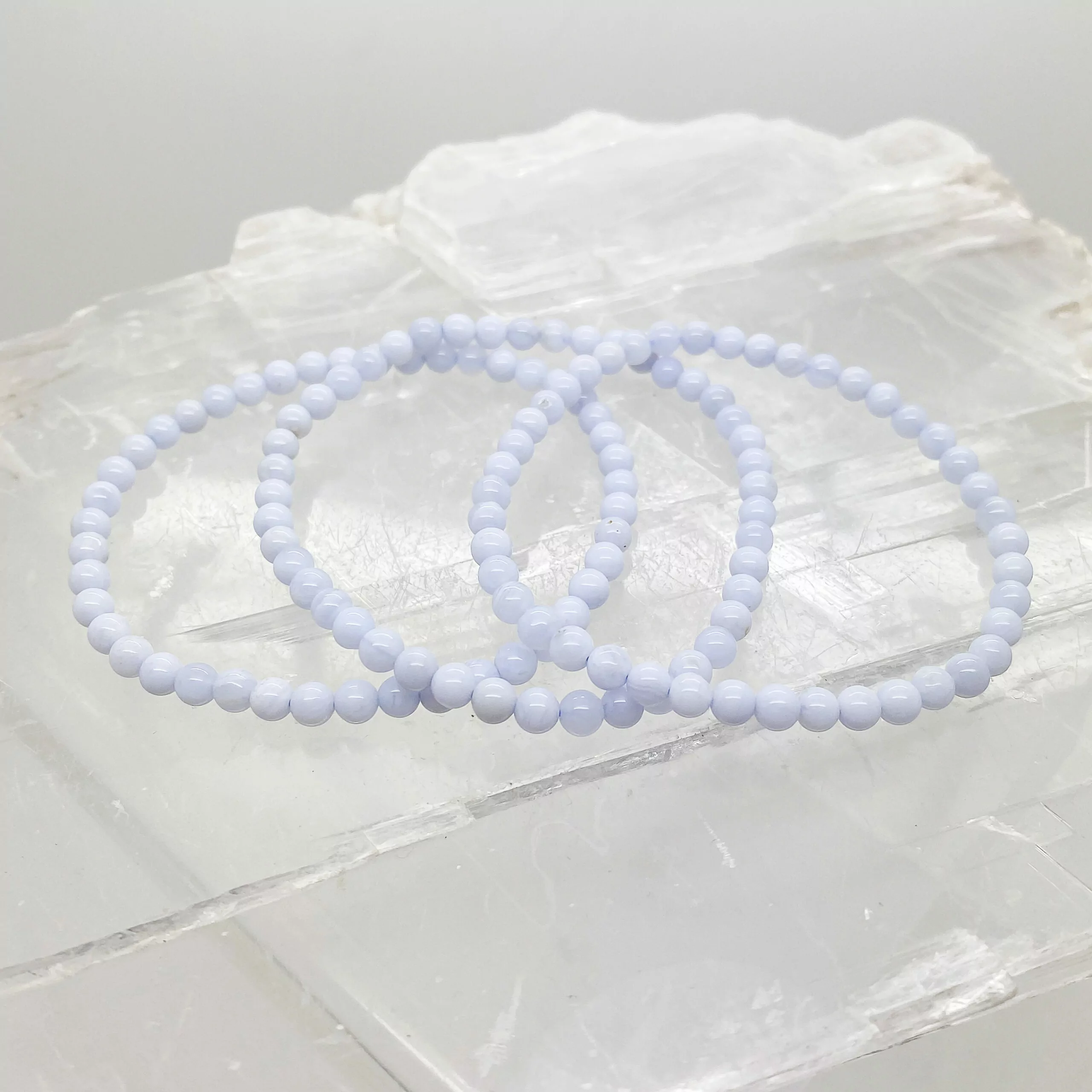 blue lace agate bracelet