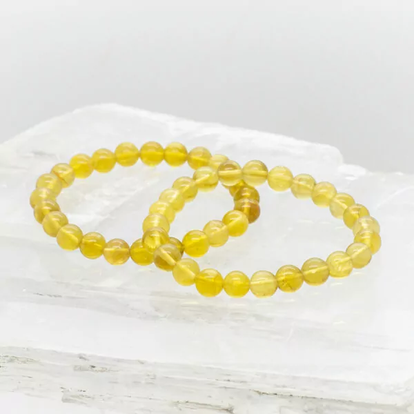 yellow Fluorite Bracelet