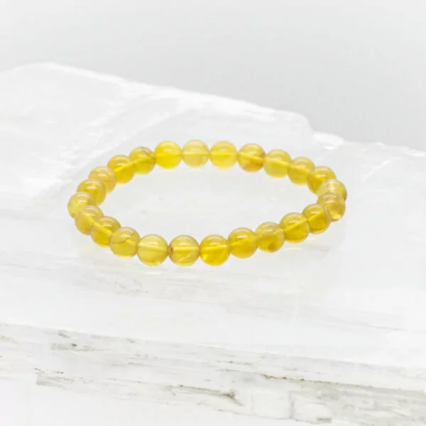 yellow Fluorite Bracelet