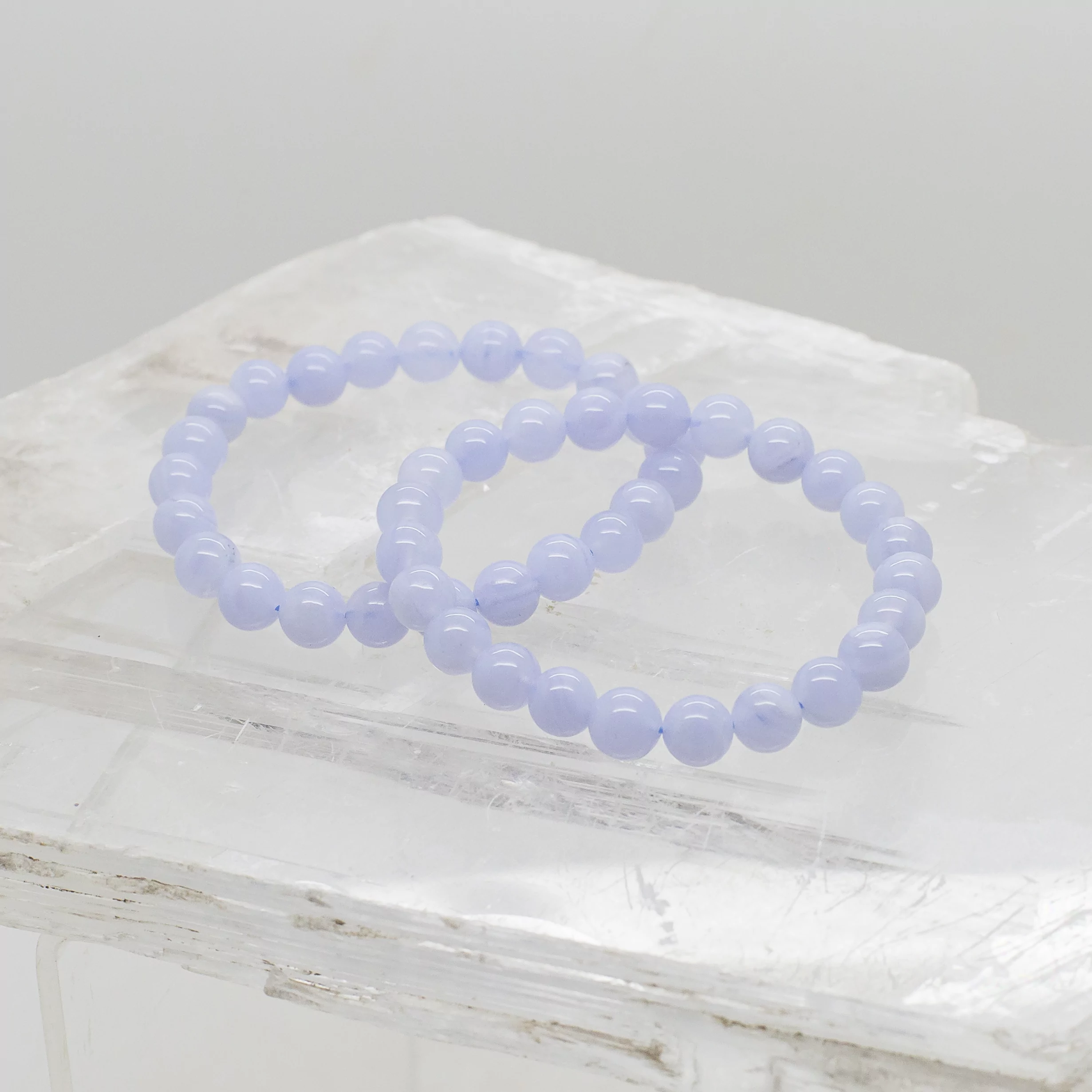 blue lace agate bracelet 8mm