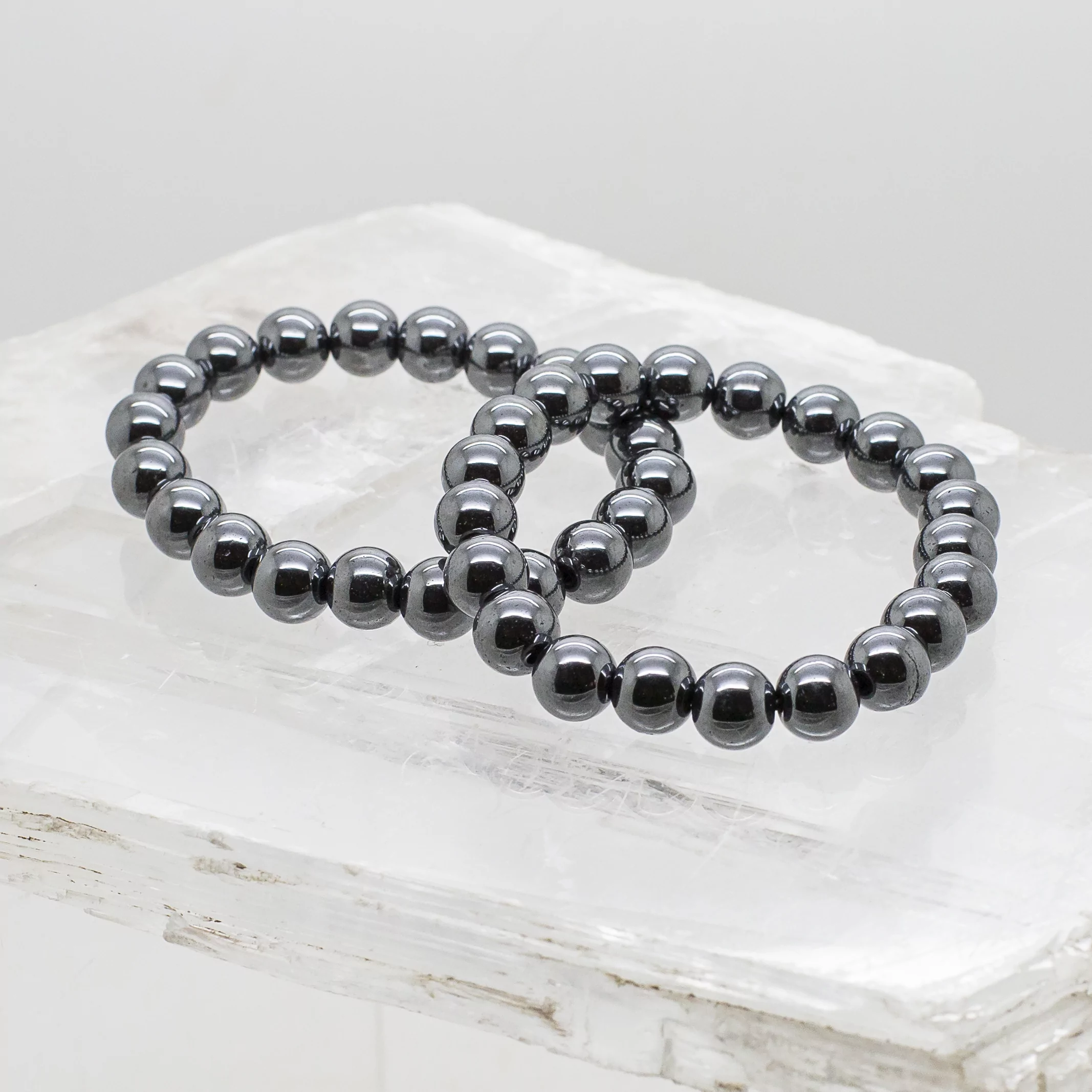 hematite 8mm bracelet