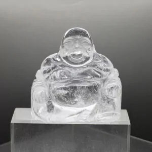clear quartz buddha