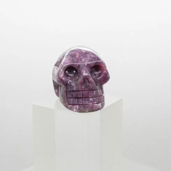 lepidolite skull