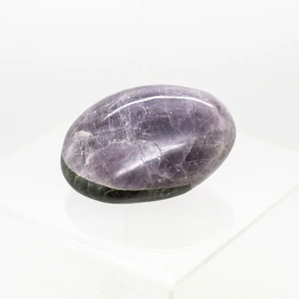 purple anhydrite hand stone