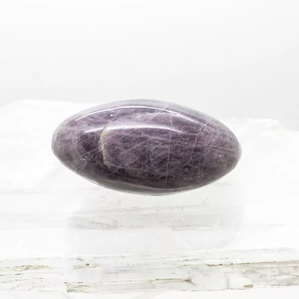 purple anhydrite hand stone