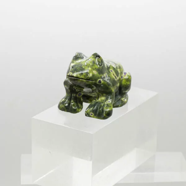 serpentine and stitchtite frog