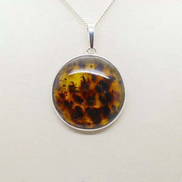 amber pendant