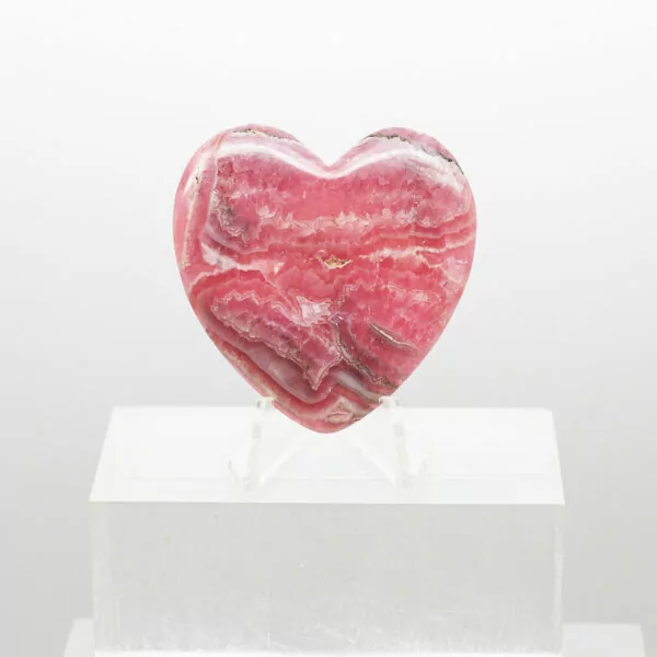 rhodochrosite heart