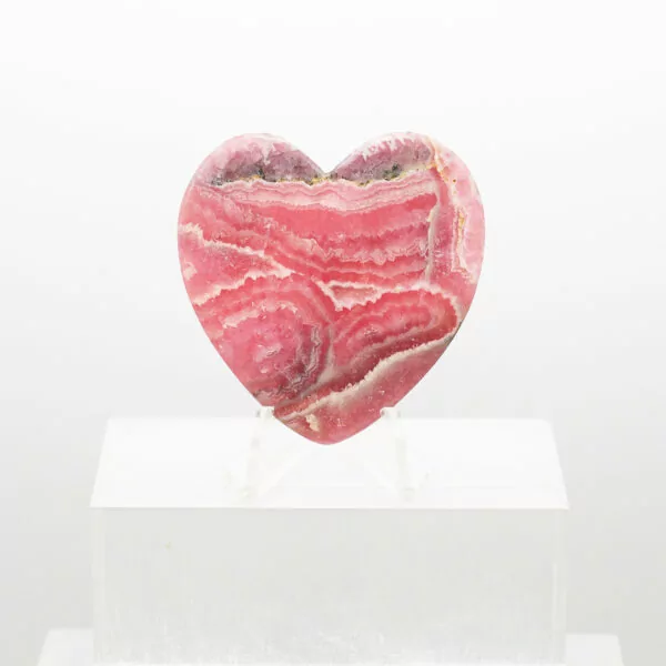 rhodochrosite heart