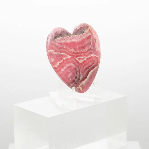 rhodochrosite heart