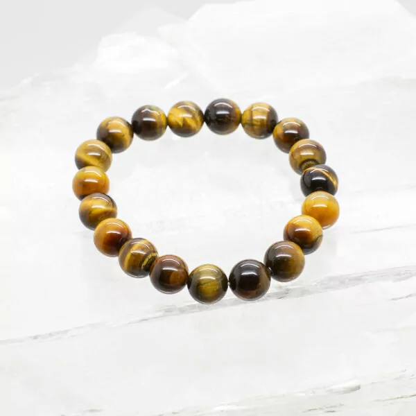 tiger eye 10mm bead bracelet