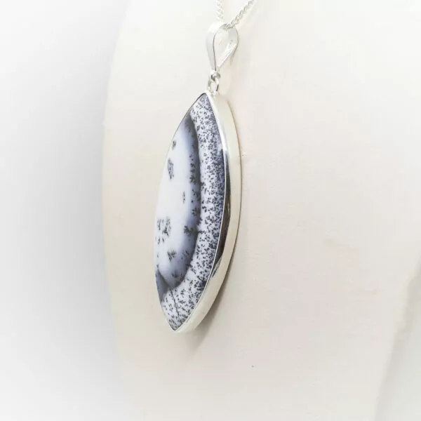 dendritic opal pendant