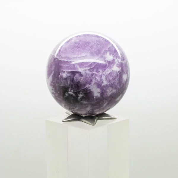 lepidolite sphere