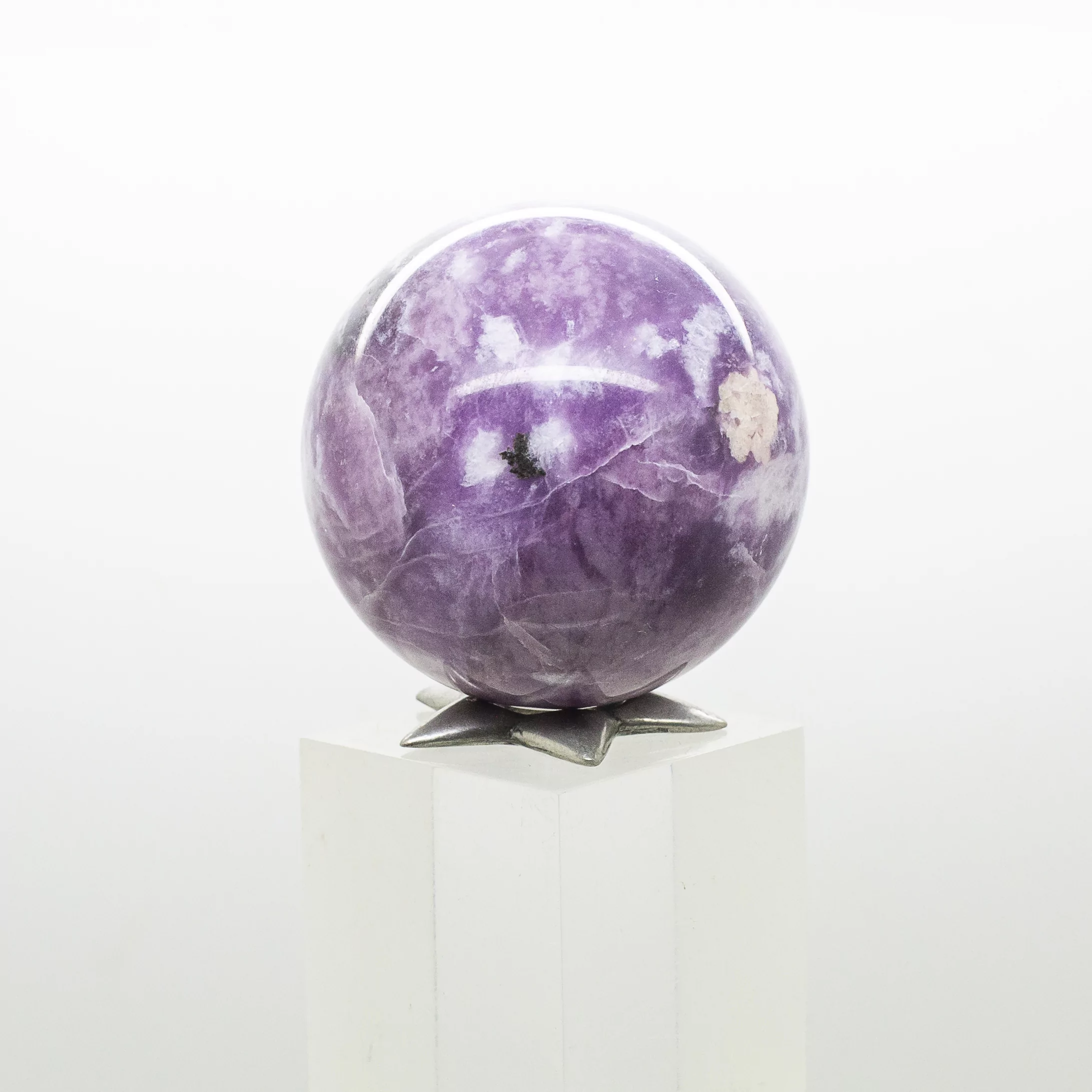 lepidolite sphere