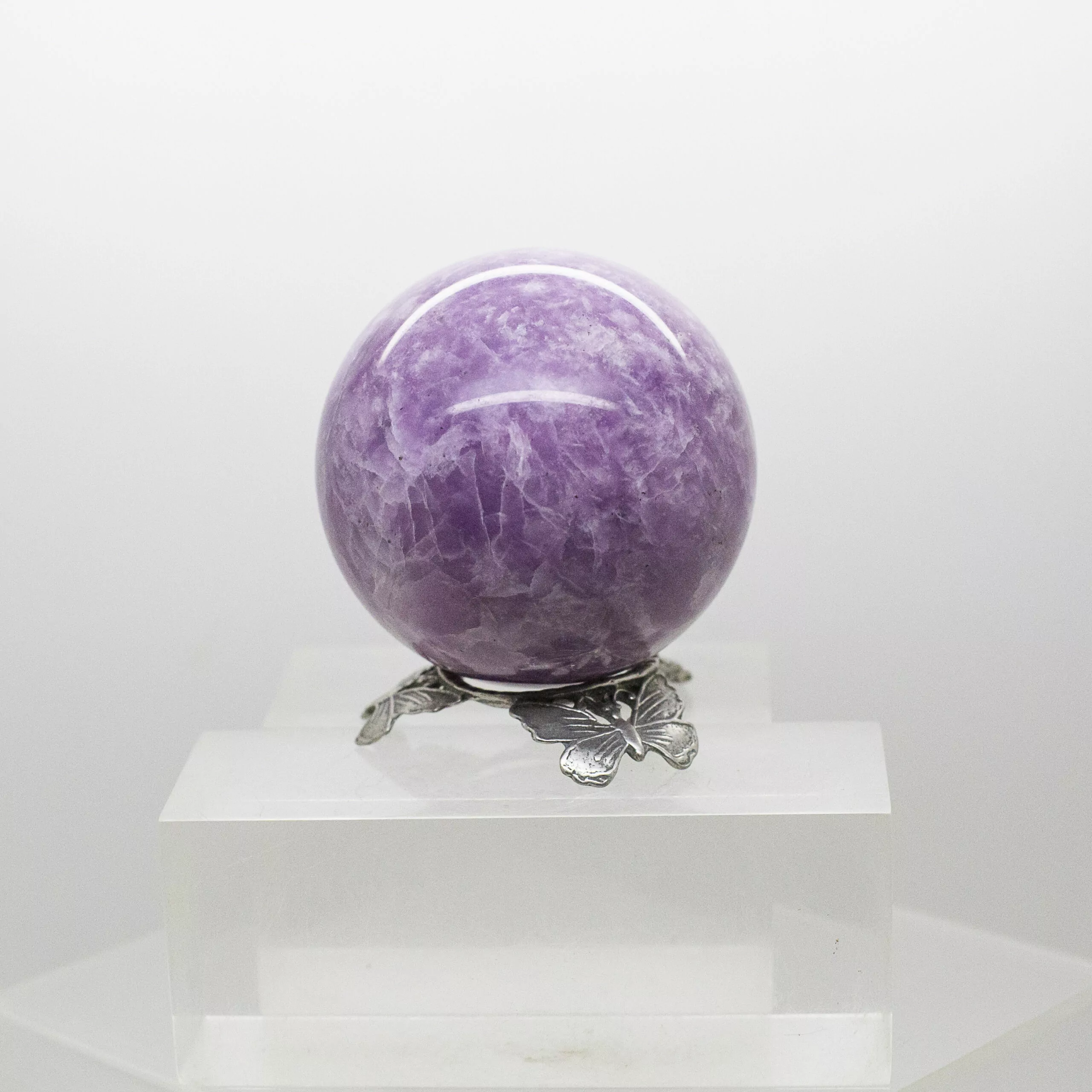 lepidolite sphere